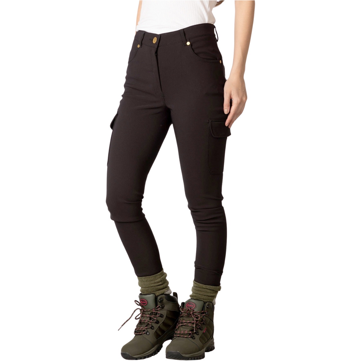 2025 Rydale Womens Aike II Active Weekend Trousers 406711 - Storm Black